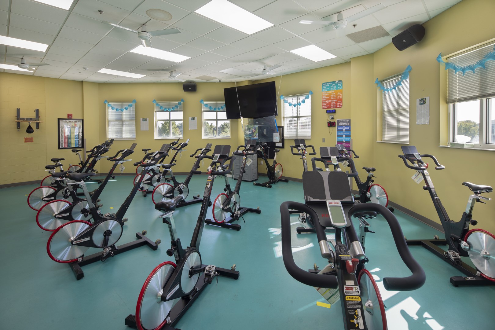 YMCA Louisville Norton Commons branch cycle studio