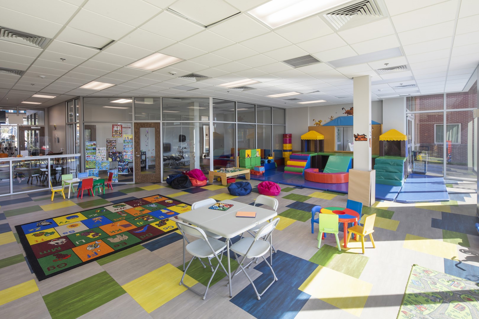 YMCA Louisville Republic Bank branch kids play area YMCA Louisville Republic Bank branch kids play area