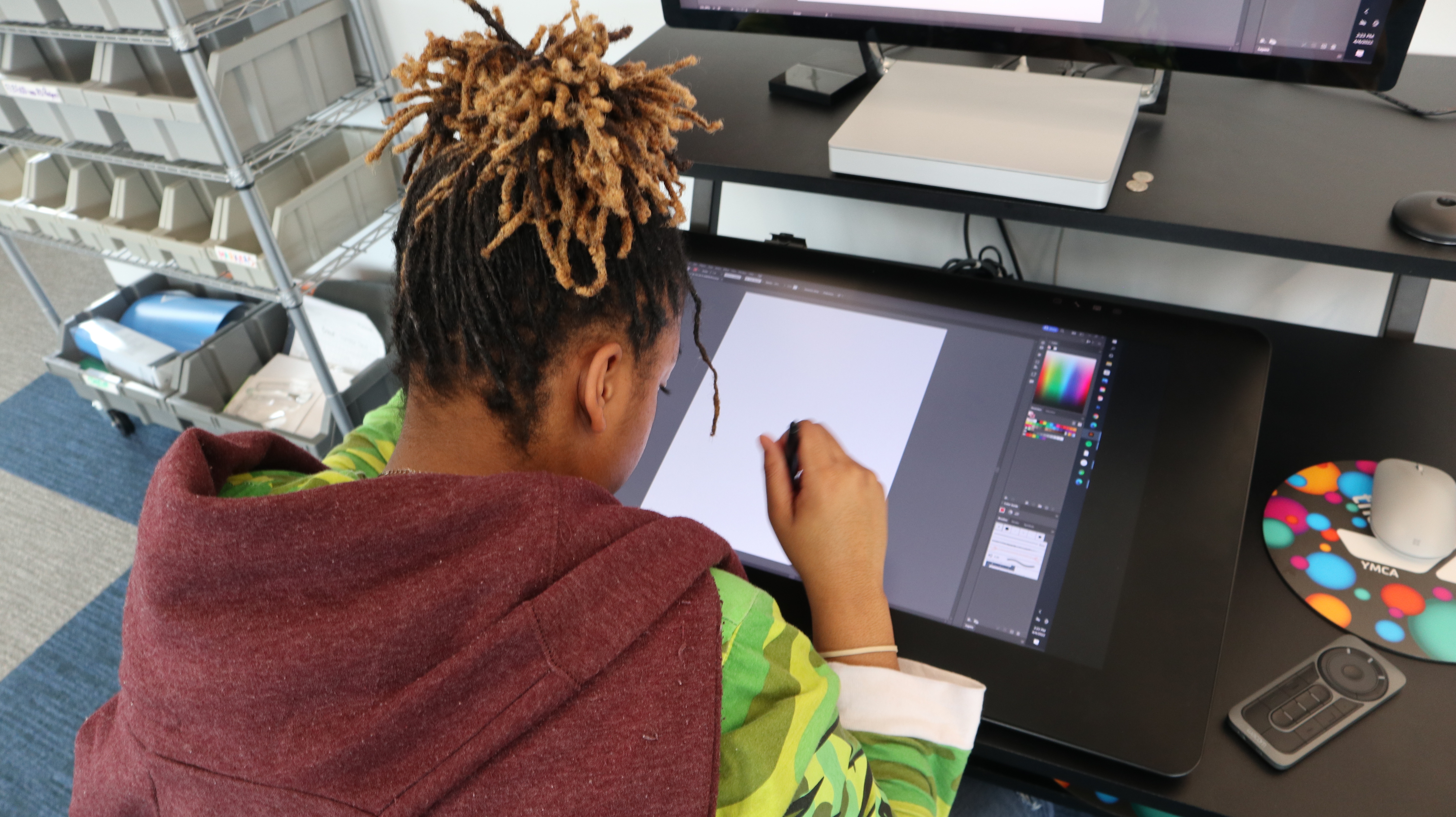 Young woman at Best Buy Teen Tech Center