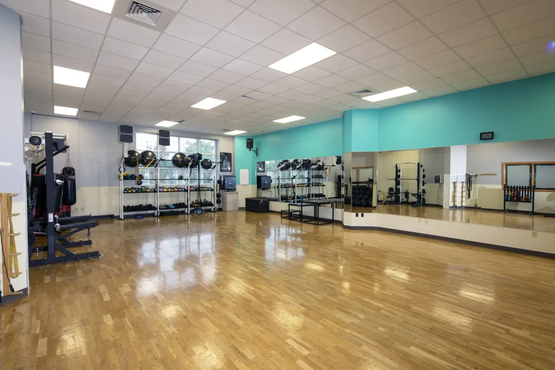 YMCA Louisville Southwest branch group fitness studio