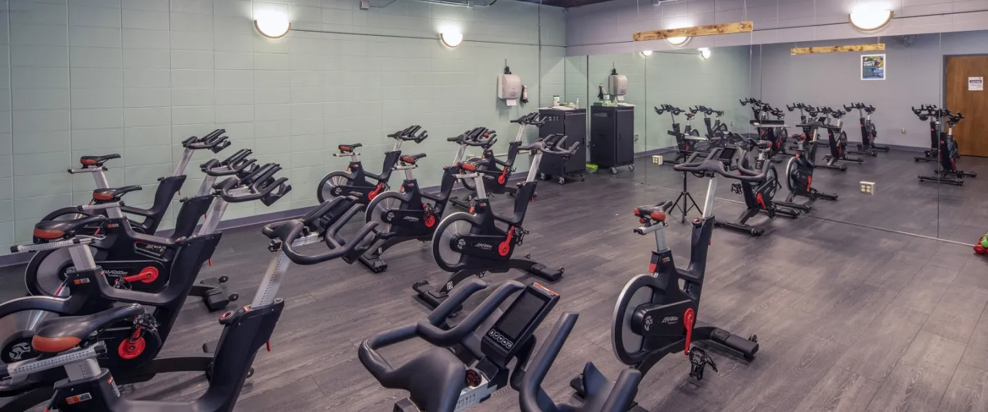 YMCA Louisville Clark County branch cycle studio