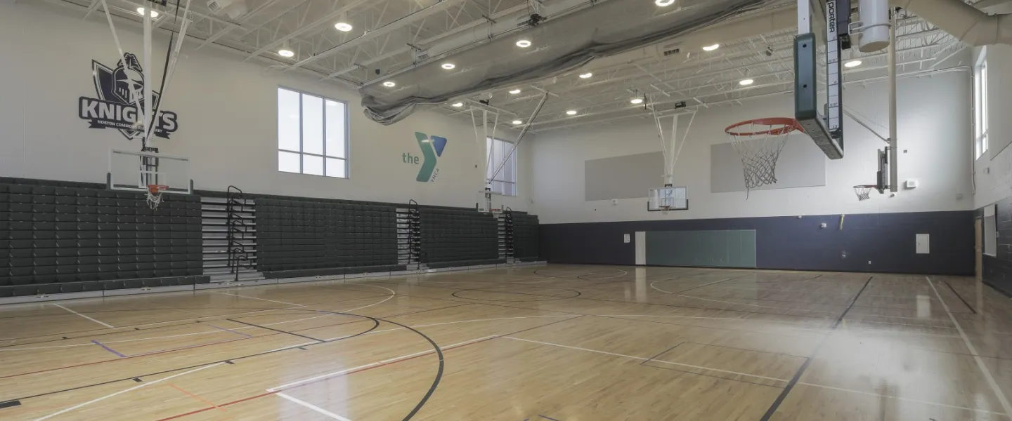YMCA Louisville Norton Commons branch basketball court