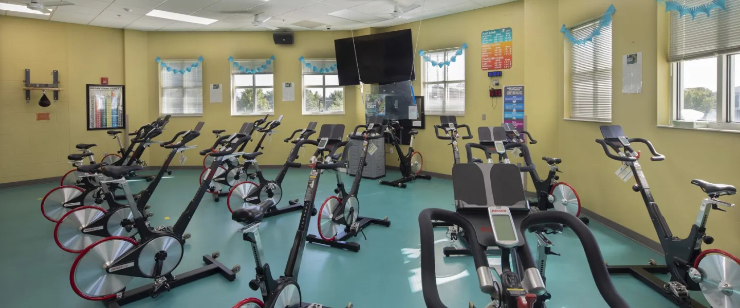 YMCA Louisville Norton Commons branch cycle studio