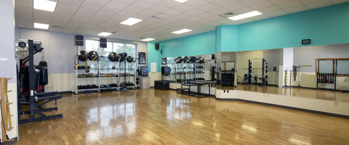 YMCA Louisville Southwest branch group fitness studio