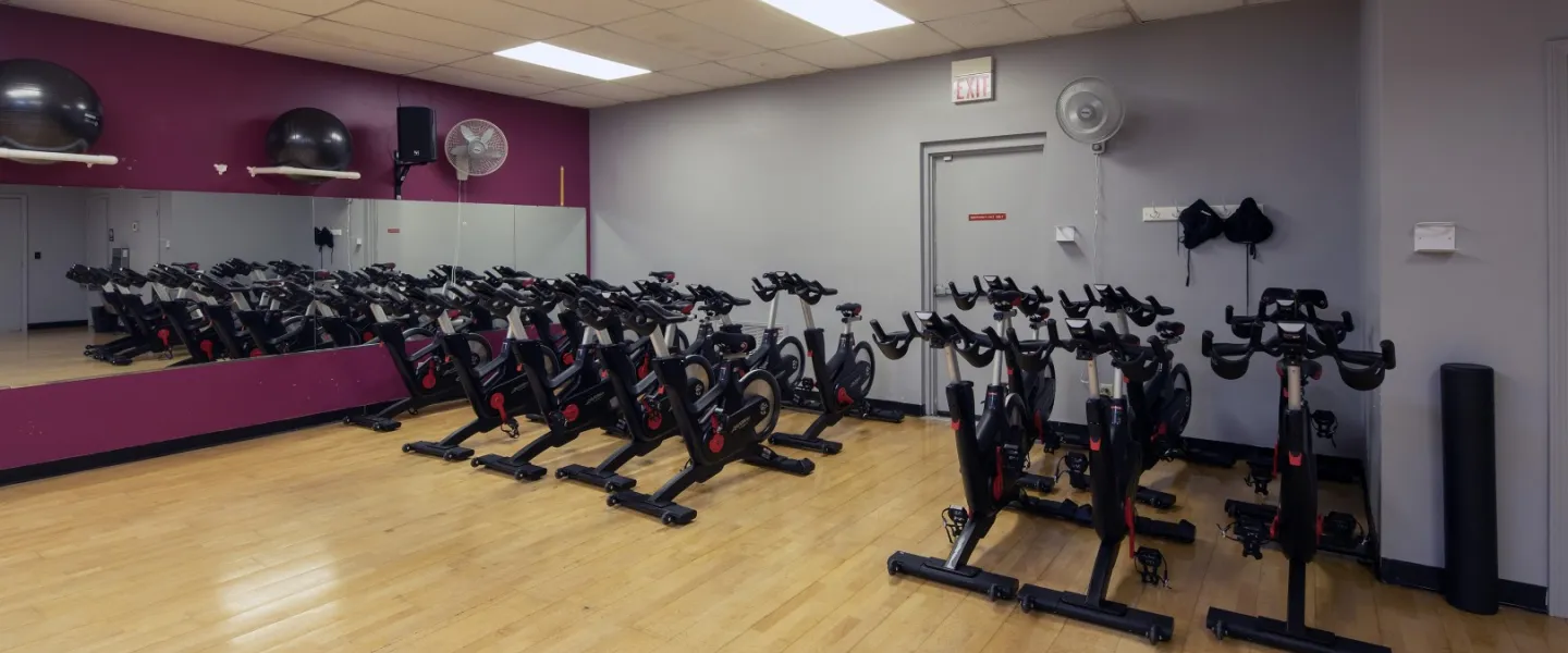 YMCA Louisville Southwest branch group fitness studio