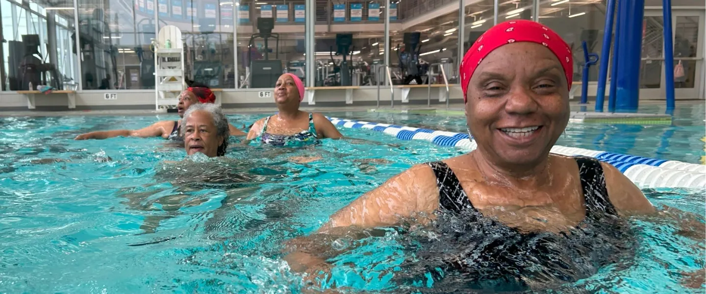 women swim
