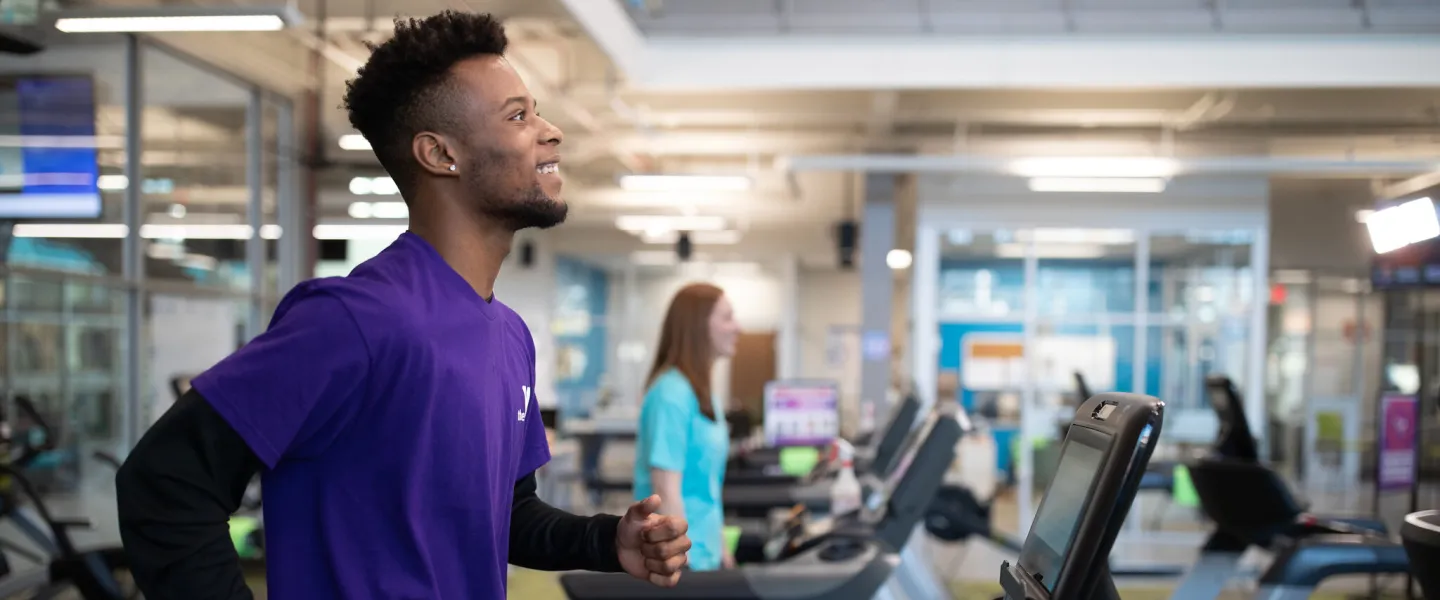 Member on Fitness Floor