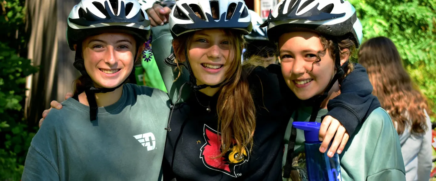 2026 Camp Piomingo_girls with helmets