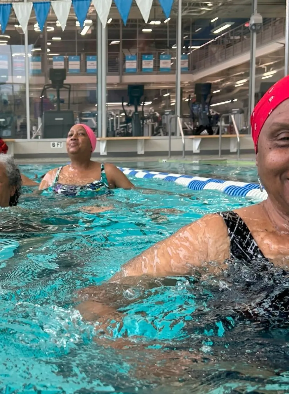 women swim