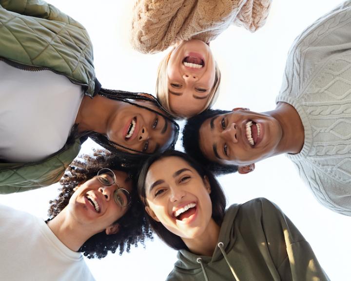 Teens smiling Teens smiling