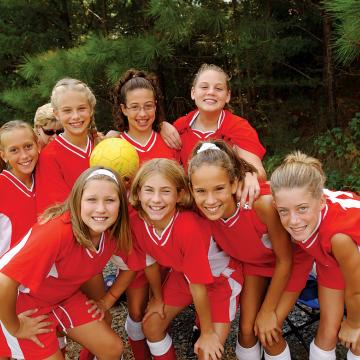 YMCA Louisville girls youth soccer league group photo YMCA Louisville girls youth soccer league group photo