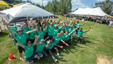 Staff at Family Picnic